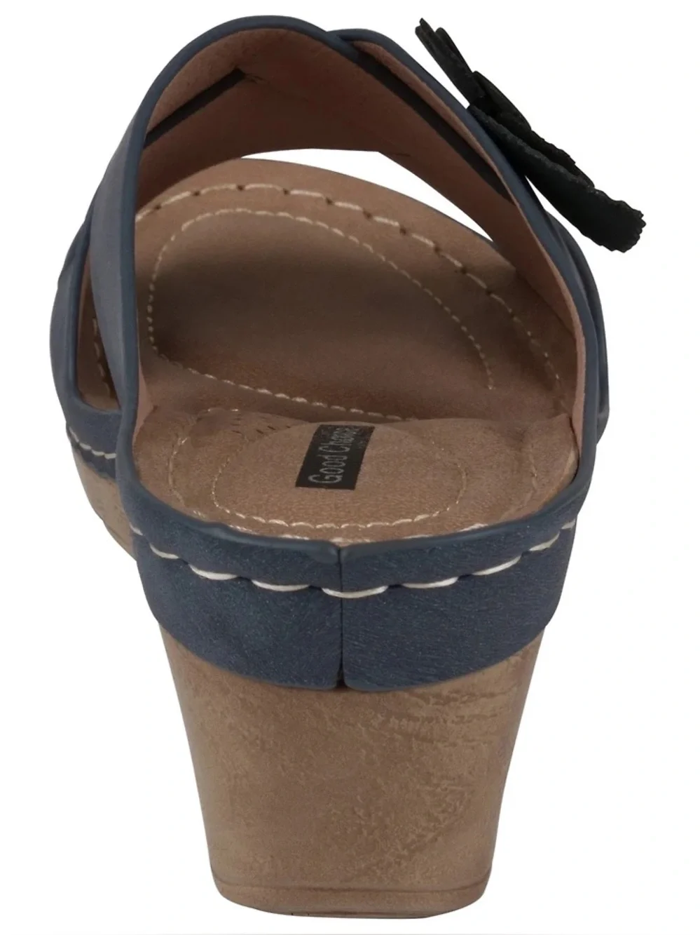 ♥️♥️ Good Choice Women’s Selly Flower Wedge Sandals | Navy US 6.5